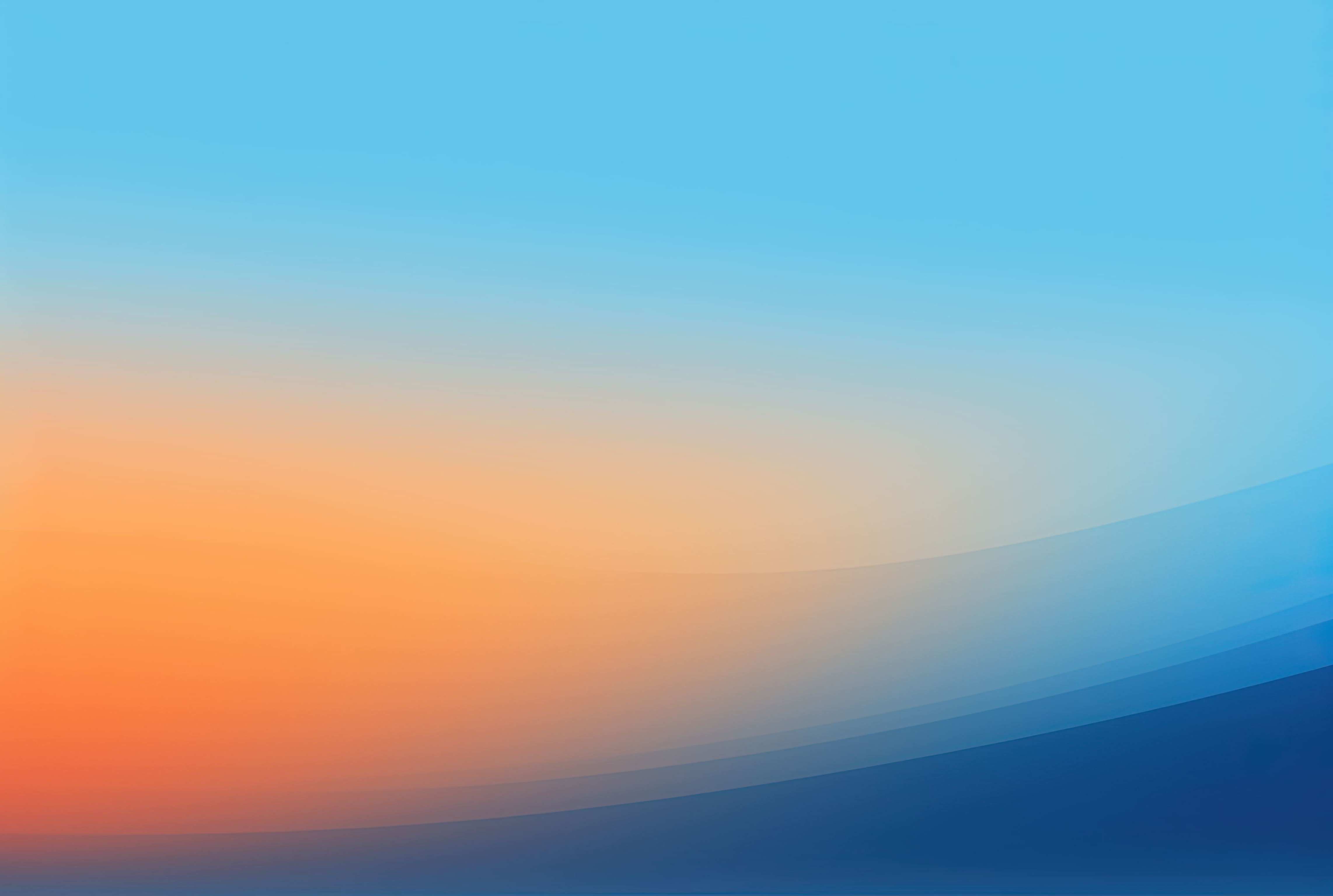 Orange blue cyan gradient background