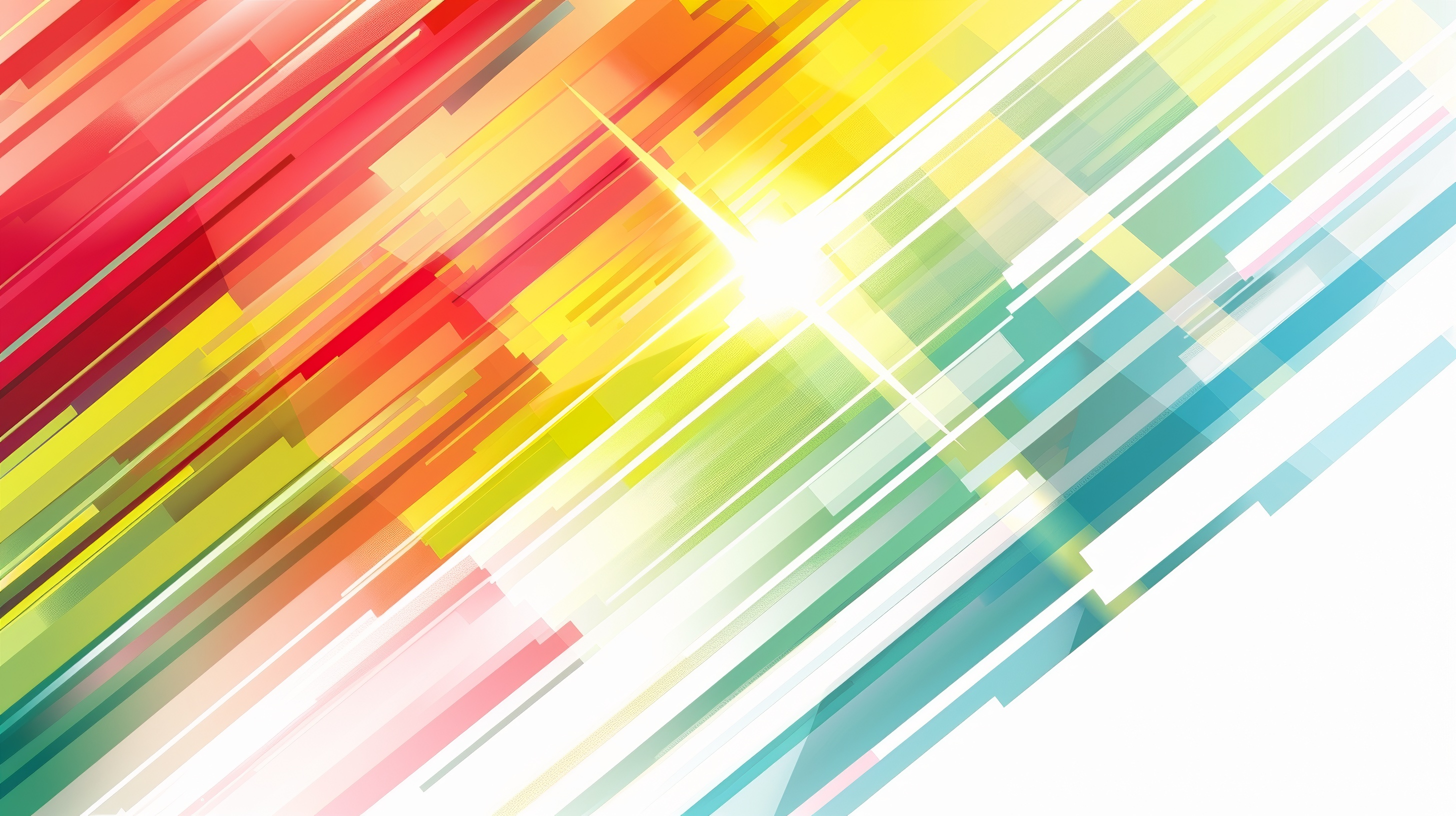 Abstract background with colorful stripes
