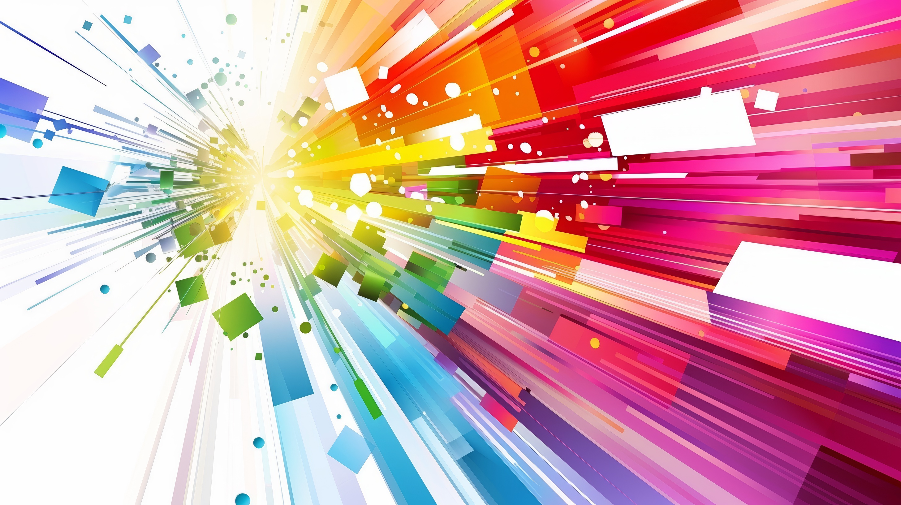 Abstract background with colorful stripes