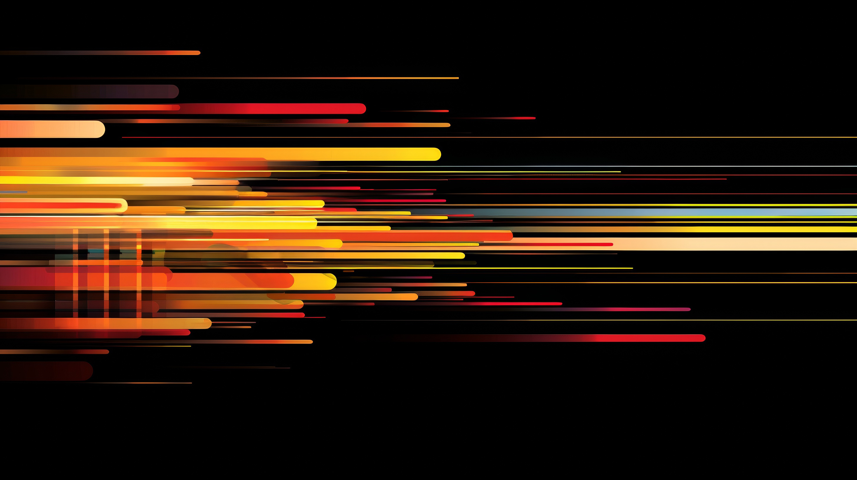 Abstract background with colorful stripes