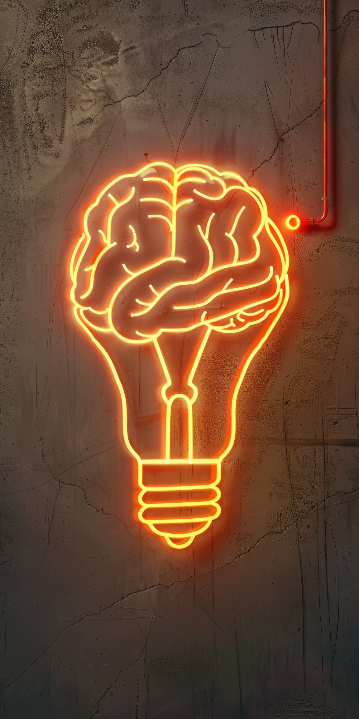 Creative glowing light bulb and innovation concept