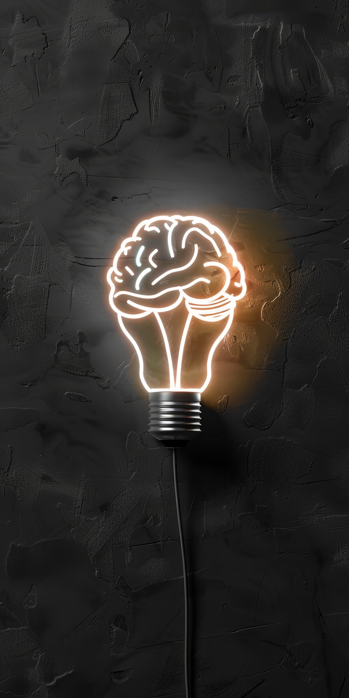 Creative glowing light bulb and innovation concept
