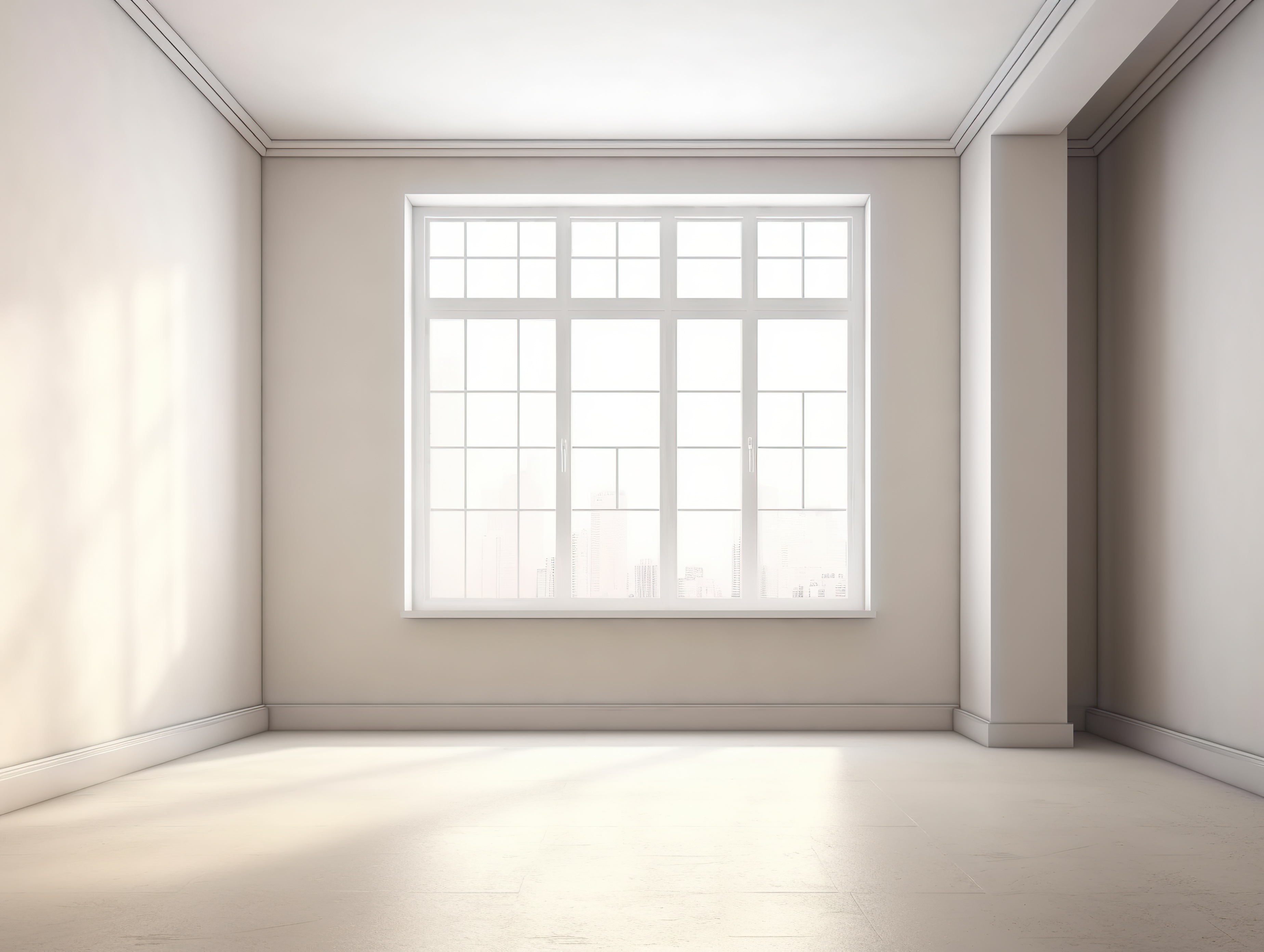 White room with window