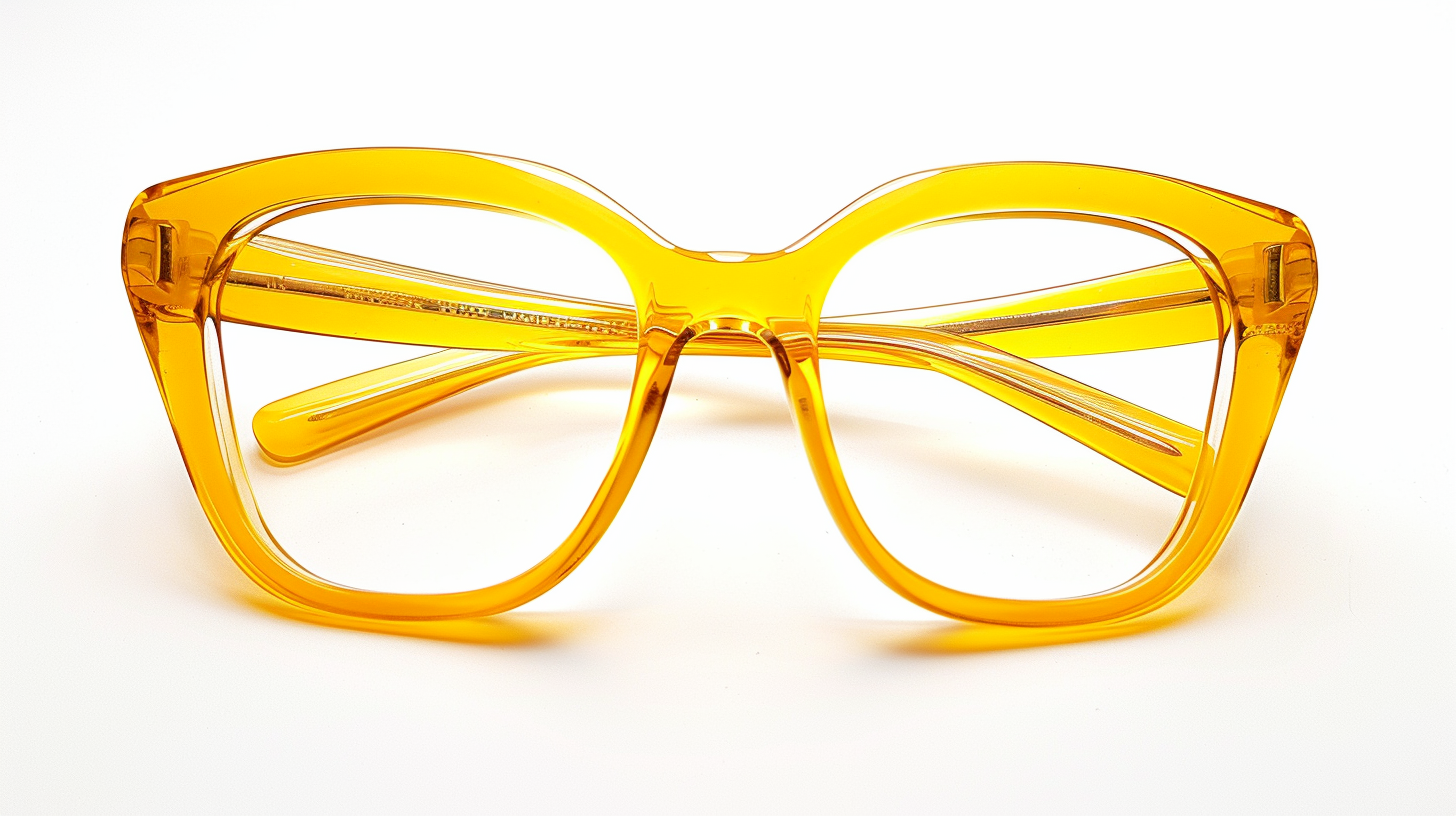 Colorful Eyeglasses isolated on white Background