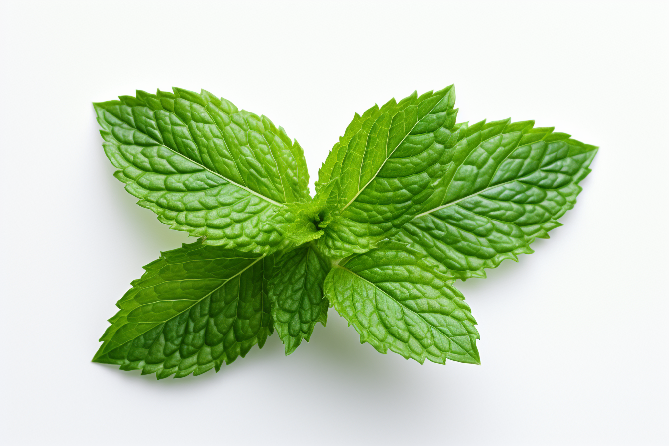 Fresh mint isolated on white background